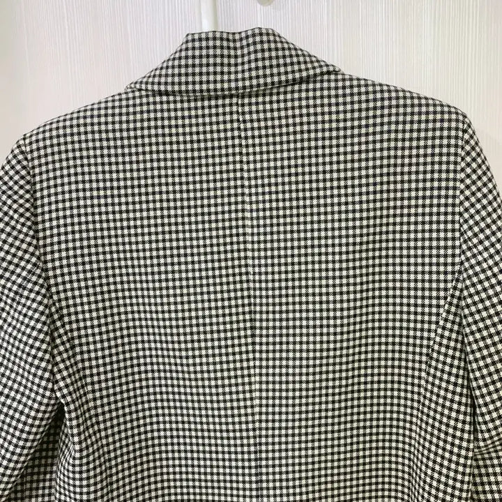 [BUNJANG] ZARA Houndstooth Oversized Blazer Jacket / 자라 오버핏 하운드 체크 블레이저 자켓 미착용