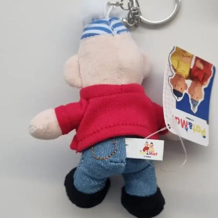 [BUNJANG] Pat &amp; Mat Mascot Keyring / 미사용 새상품) 패트와 매트 인형 가방걸이 마스코트 키링