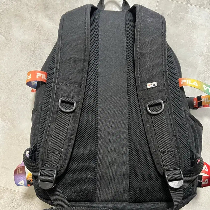 [BUNJANG] Fila Black Backpack / 휠라 검정 백팩