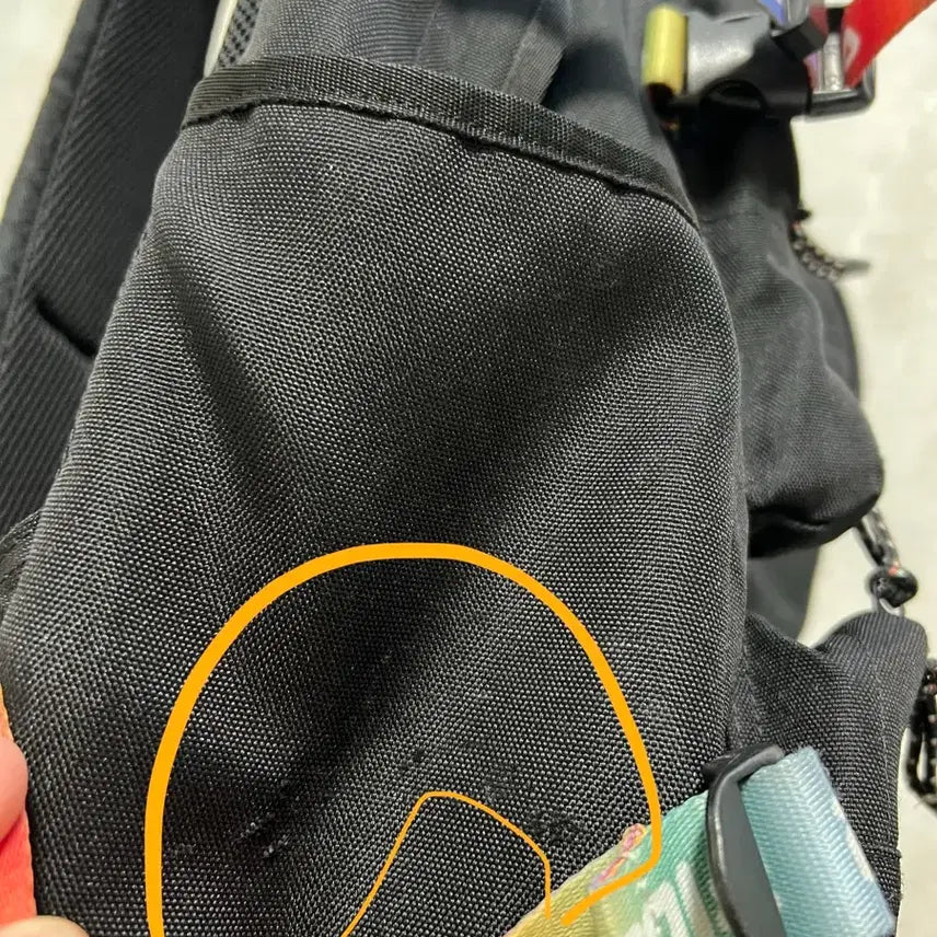 [BUNJANG] Fila Black Backpack / 휠라 검정 백팩