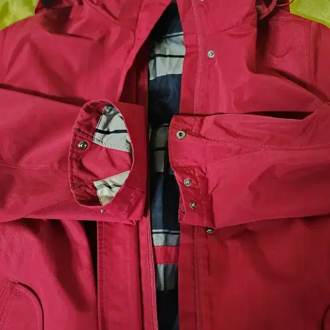 [BUNJANG] Puma Burgundy Hooded Windbreaker Coat / 푸마 버건디 후드 바람막이 코트 세제품