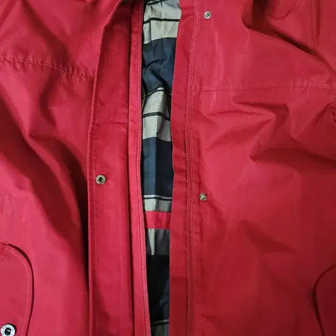 [BUNJANG] Puma Burgundy Hooded Windbreaker Coat / 푸마 버건디 후드 바람막이 코트 세제품