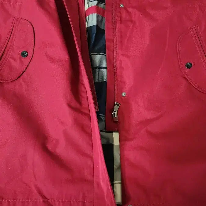 [BUNJANG] Puma Burgundy Hooded Windbreaker Coat / 푸마 버건디 후드 바람막이 코트 세제품