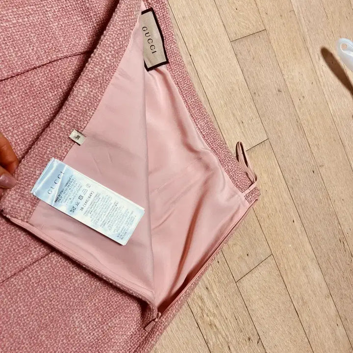[BUNJANG] Gucci Pink Tweed Skirt / 핑크 트위드 스커트  구찌 gucci