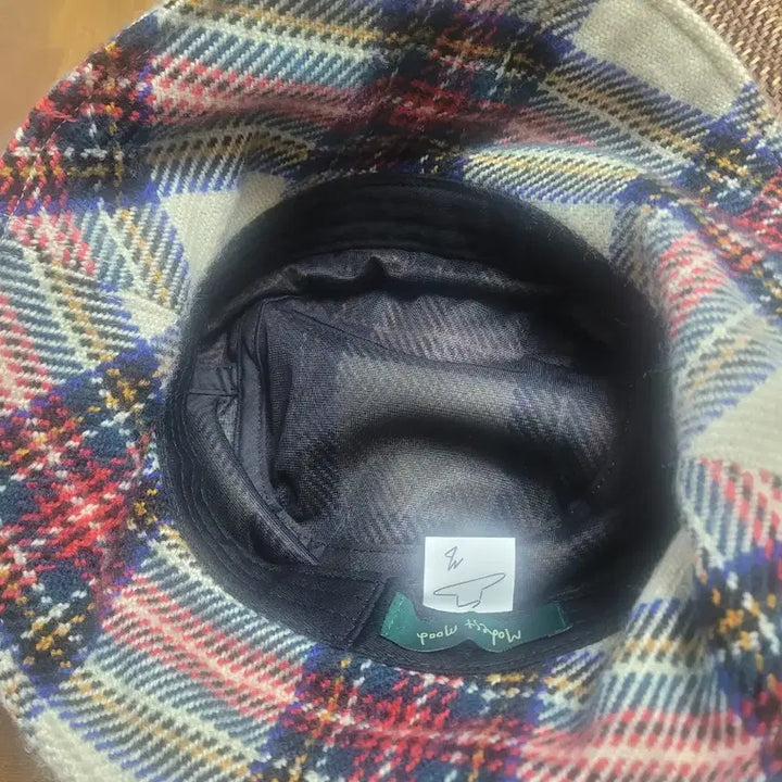 [BUNJANG] Modest Mood England Check Bucket Hat / 모데스트 무드 잉글랜드 체크 버킷햇