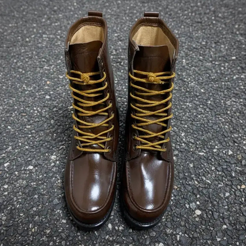 [BUNJANG] Polish Army 80s Partisan Leather Boots / 폴란드군 80s 파트스맨 레더부츠
