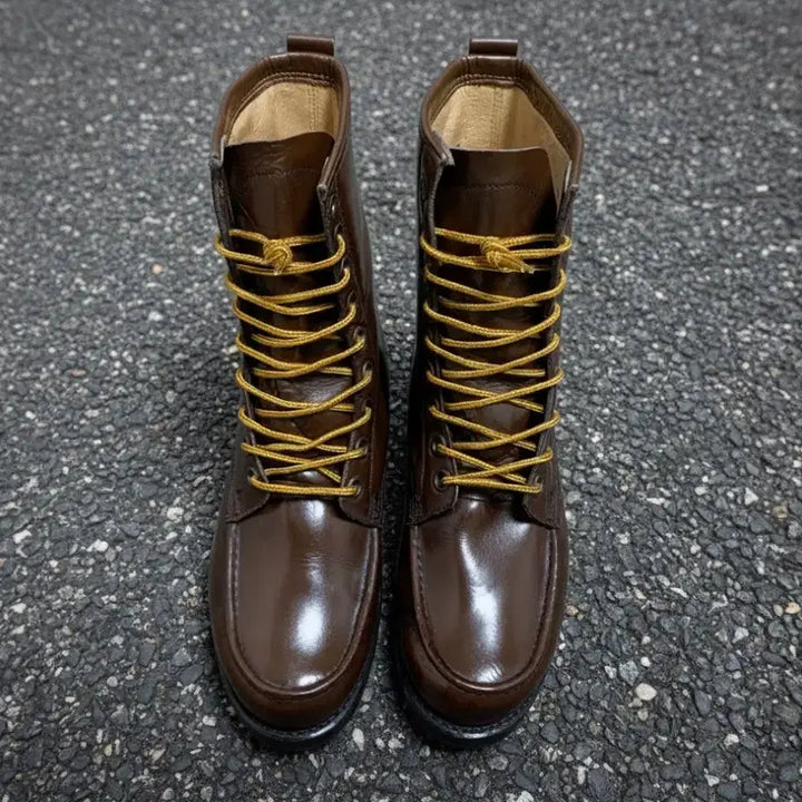 [BUNJANG] Polish Army 80s Partisan Leather Boots / 폴란드군 80s 파트스맨 레더부츠