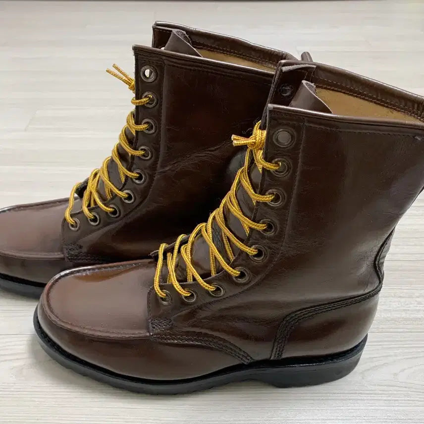 [BUNJANG] Polish Army 80s Partisan Leather Boots / 폴란드군 80s 파트스맨 레더부츠
