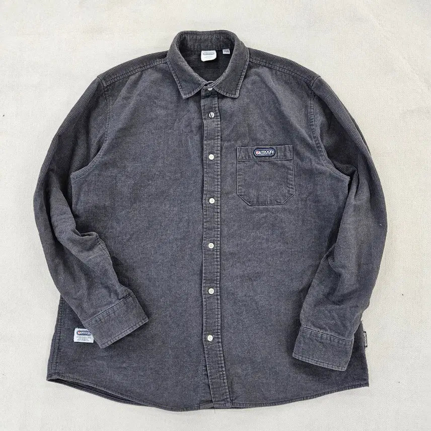 [BUNJANG] Outdoor Products Corduroy Shirt / [L] 아웃도어프로덕츠 골덴 기모 코듀로이 셔츠 0112YH1
