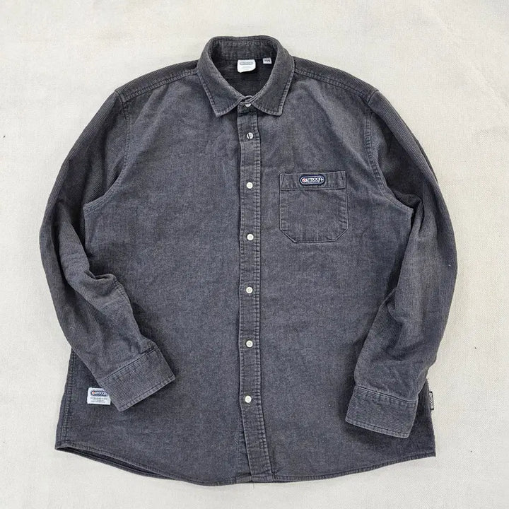 [BUNJANG] Outdoor Products Corduroy Shirt / [L] 아웃도어프로덕츠 골덴 기모 코듀로이 셔츠 0112YH1