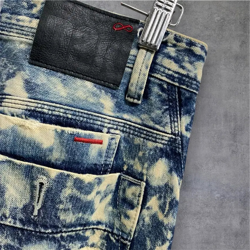 [BUNJANG] D2K Denim Jeans - 30 Size / D2K 돌청 워싱 타이다이 데님팬츠 -30사이즈