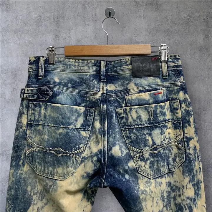 [BUNJANG] D2K Denim Jeans - 30 Size / D2K 돌청 워싱 타이다이 데님팬츠 -30사이즈