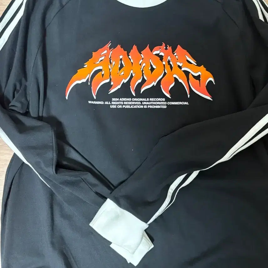 [BUNJANG] Adidas Originals Flame Long Sleeve XL / 아디다스 오리지널스 플레임 롱슬리브