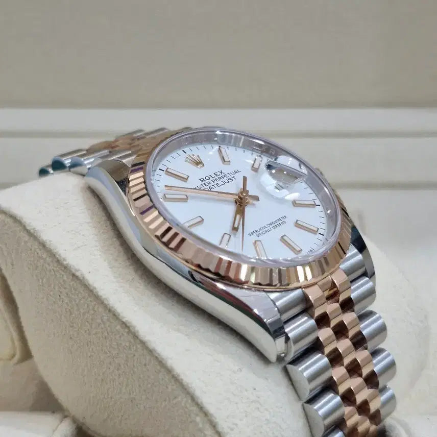 [BUNJANG] Rolex Day-Date Rose Gold White Dial Watch (Full Set) / 롤렉스 데이저스트 로즈골드 화이트판 국내 풀세트