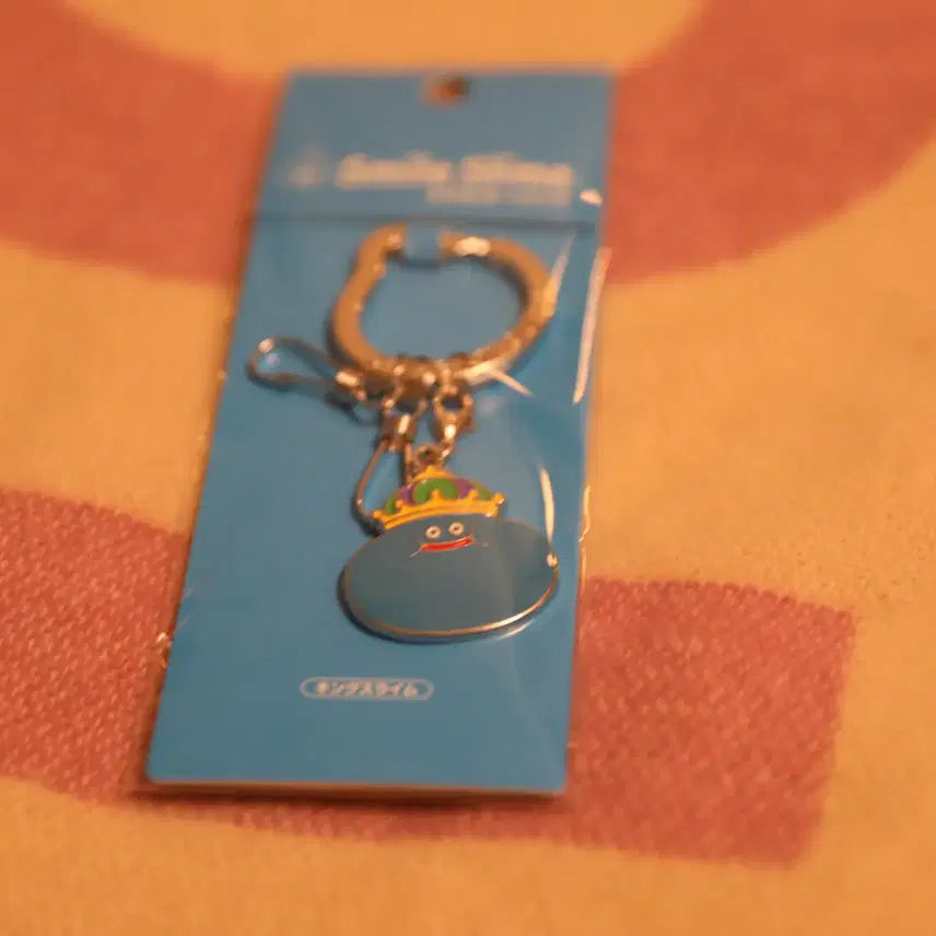 [BUNJANG] Dragon Quest King Slime Metal Keychain (Sealed) / [미개봉] 드래곤퀘스트 킹 슬라임 메탈 키링