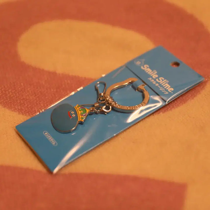 [BUNJANG] Dragon Quest King Slime Metal Keychain (Sealed) / [미개봉] 드래곤퀘스트 킹 슬라임 메탈 키링