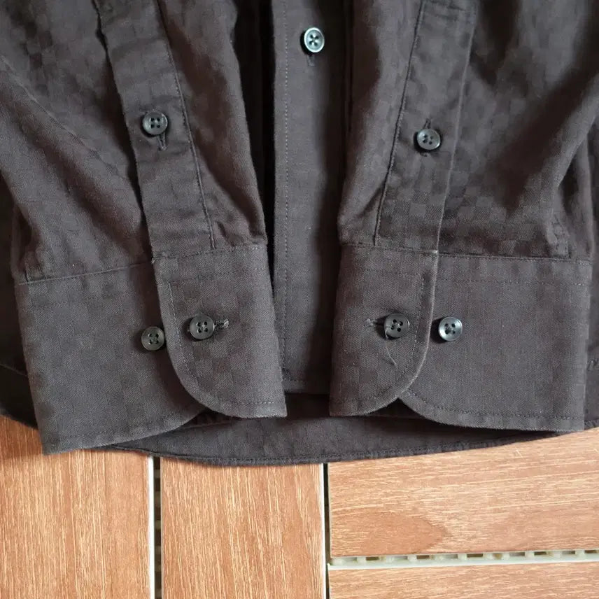 [BUNJANG] Finzione Check Pocket Curtain Shirt M / Finzione 체크 포켓 커튼 셔츠 M