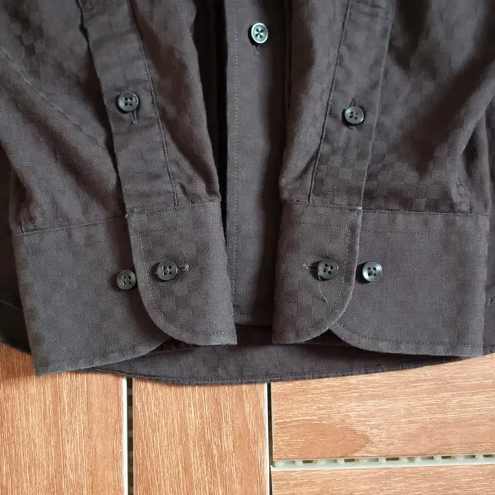 [BUNJANG] Finzione Check Pocket Curtain Shirt M / Finzione 체크 포켓 커튼 셔츠 M
