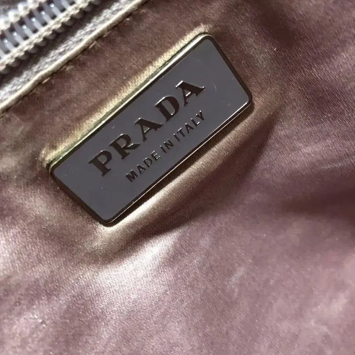[BUNJANG] Prada Archive Canvas Leather Bowling Bag / 프라다 아카이브 캔버스 레더 볼링백 y2k