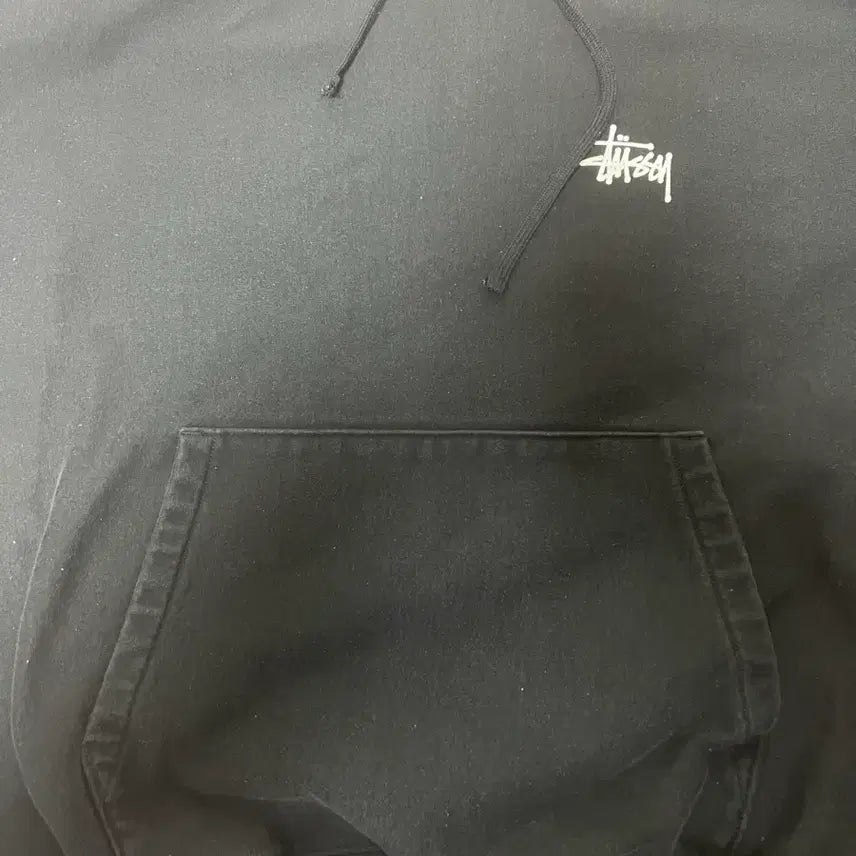 [BUNJANG] Stussy Basic Hoodie Black / 스투시 베이직 스투시 후드 블랙