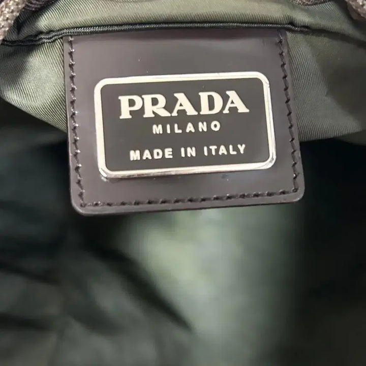 [BUNJANG] Prada Logo Plate Nylon Tote Bag / 프라다 로고플레이트 나일론 토트백 y2k