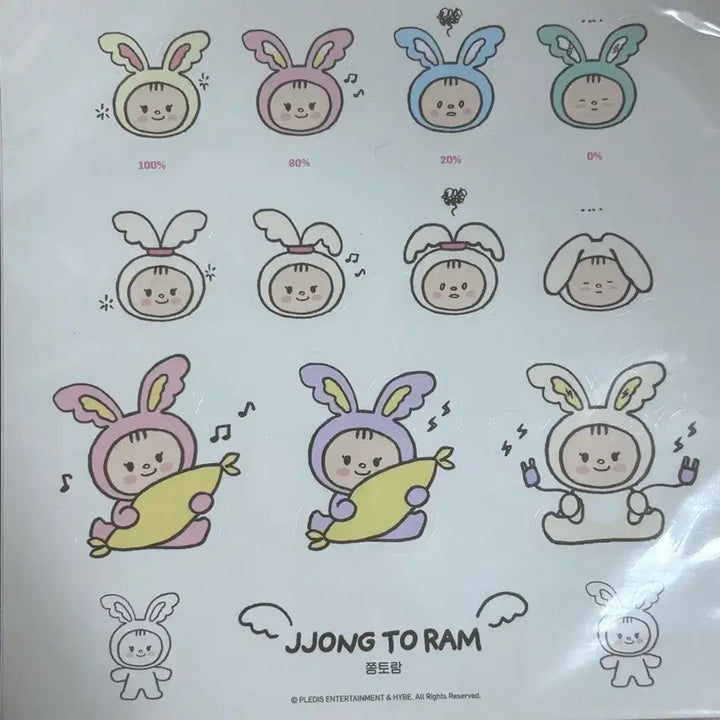 [BUNJANG] SEVENTEEN Jeonghan Jjongtoram Doll Bundle Set / 세븐틴 쫑토람 인형 팔아요