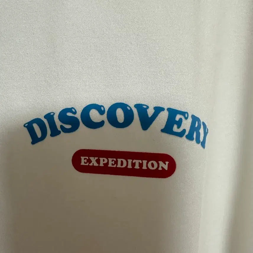 [BUNJANG] Discovery Expedition White T-shirt 95 / 디스커버리 익스페디션 흰색 반팔 티셔츠95