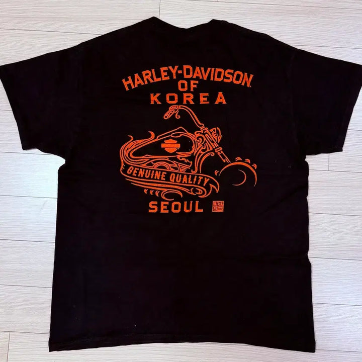 [BUNJANG] Harley Davidson T-shirt (Black) - L / 할리데이비슨 반팔티 L