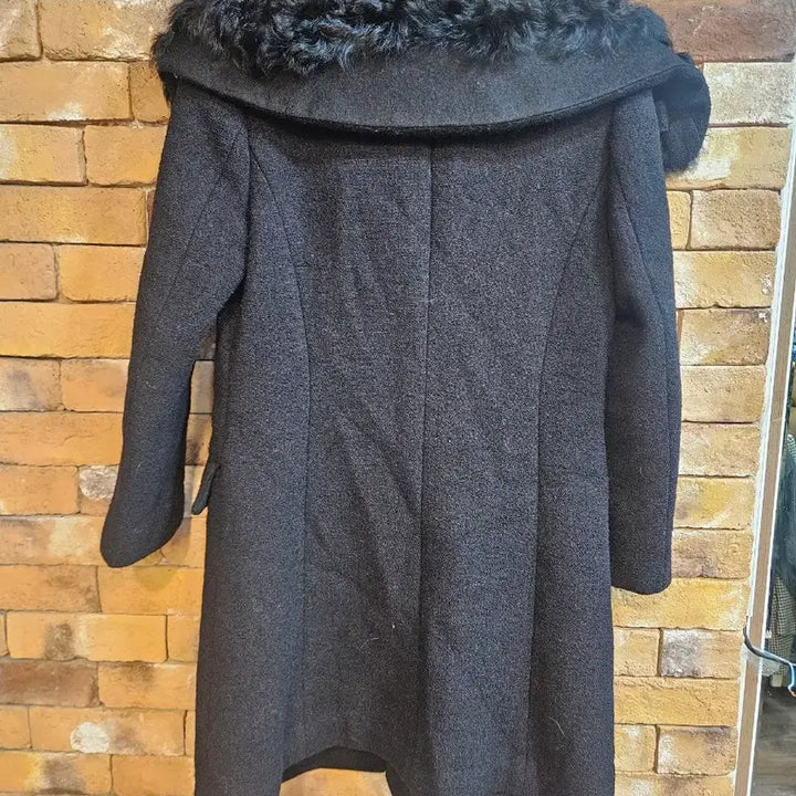 [BUNJANG] TIME Neck Warmer Coat Black / TIME 넥 워머 코트 블랙