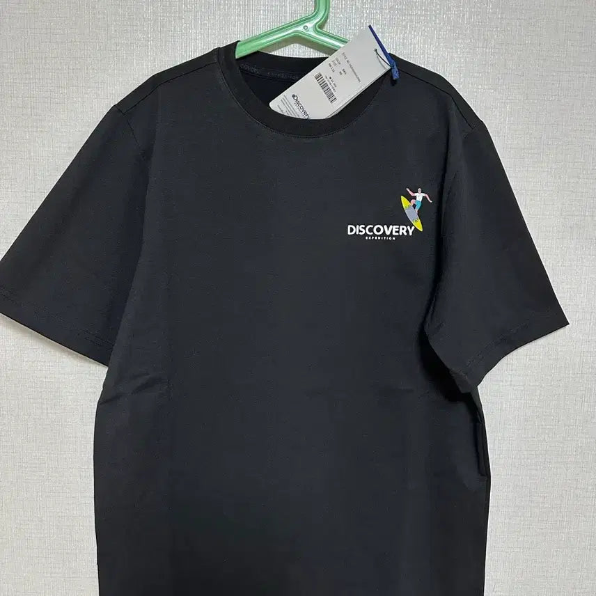 [BUNJANG] Discovery Black Short Sleeve T-shirt / 디스커버리 검정 반팔 티셔츠 새상품