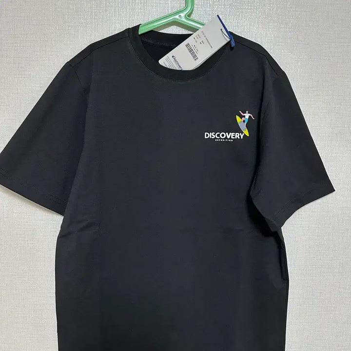 [BUNJANG] Discovery Black Short Sleeve T-shirt / 디스커버리 검정 반팔 티셔츠 새상품