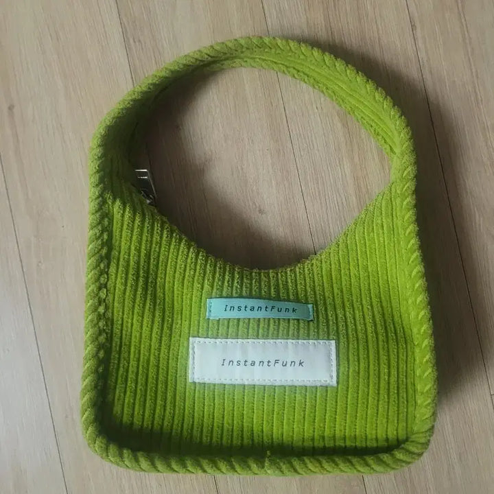 [BUNJANG] InstantFunk Corduroy Mini Bag Green / 인스턴트펑크 코듀로이 미니백 그린