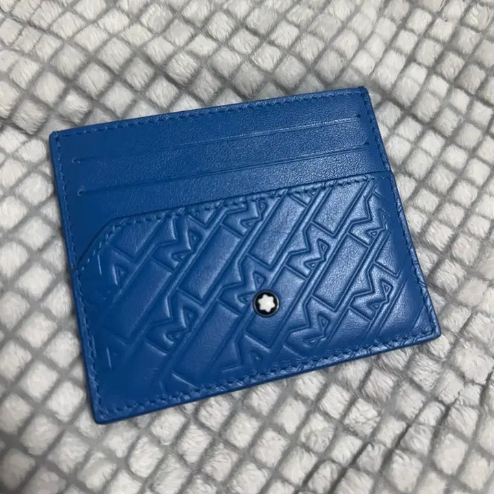 [BUNJANG] Montblanc Card Holder Blue / 몽블랑 카드지갑 블루