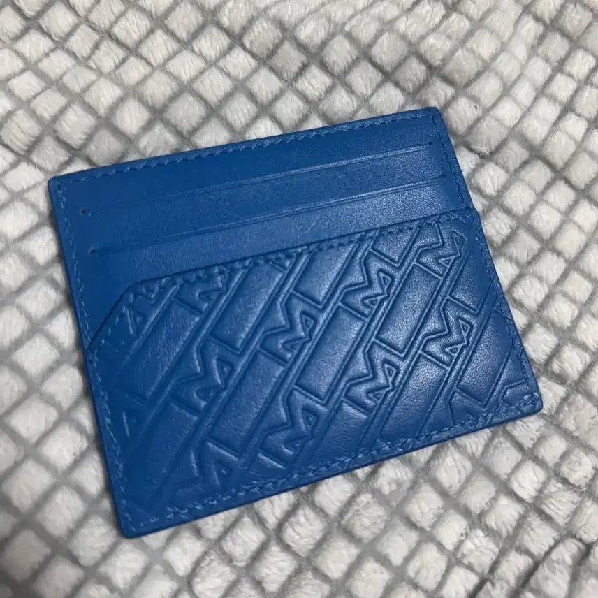 [BUNJANG] Montblanc Card Holder Blue / 몽블랑 카드지갑 블루