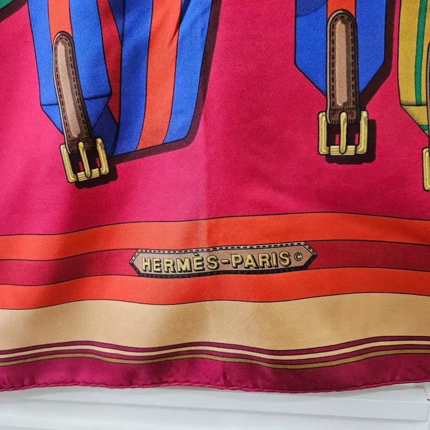 [BUNJANG] Hermes Les Sangles Silk Scarf / 에르메스(Hermes) 실크 빈티지스카프 까레