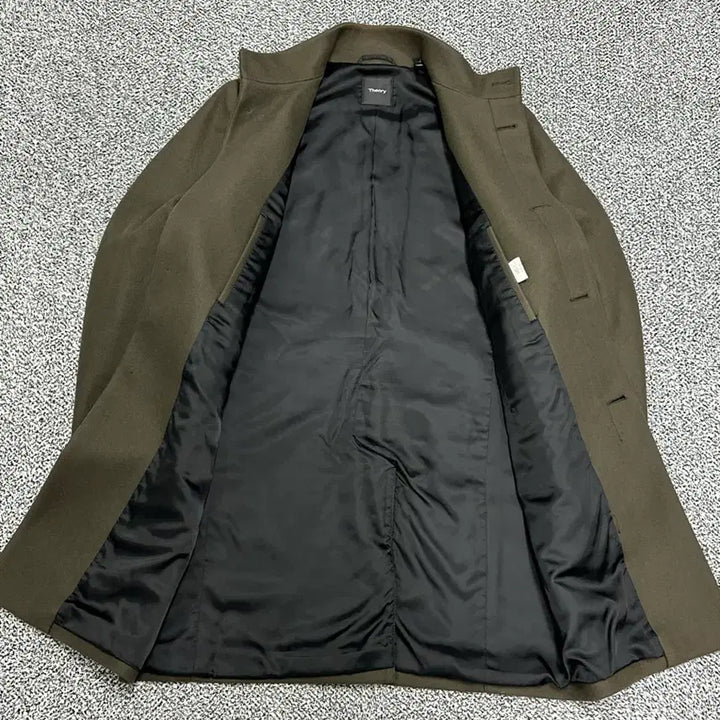 [BUNJANG] Theory Homme Cashmere Blend Coat / 띠어리옴므 캐시미어 혼방 카키 코트