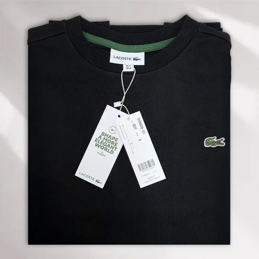 [BUNJANG] Lacoste Unisex Round Neck Sweatshirt / [촬영용 새상품/무배] 라코스테 정품 남여공용 라운드 맨투맨