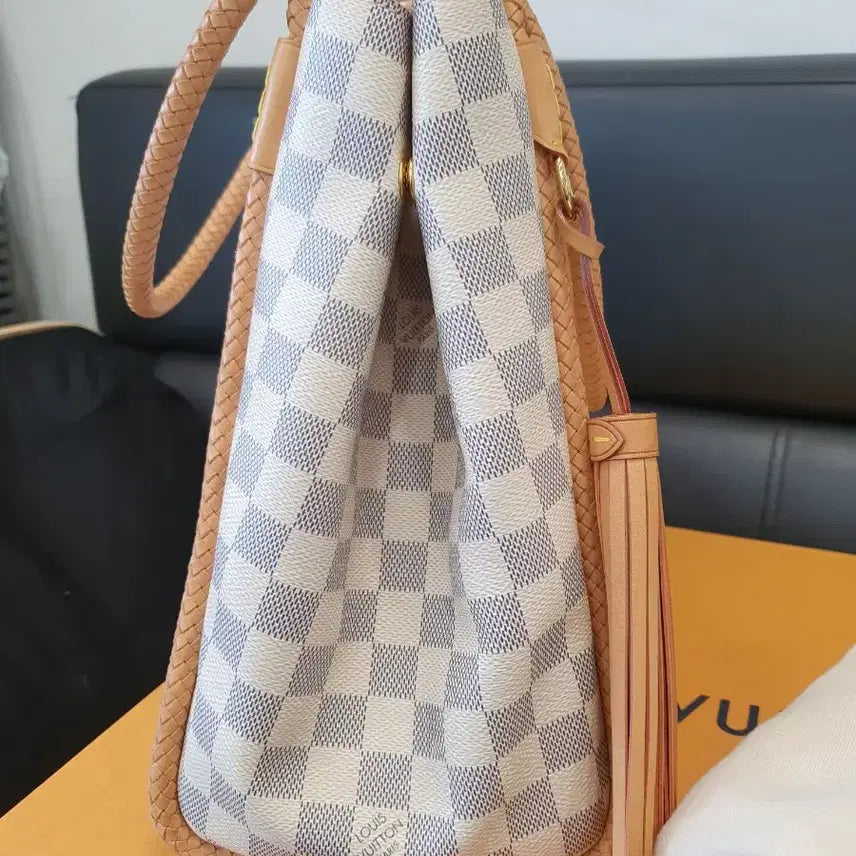 [BUNJANG] Louis Vuitton Damier Azur Propriaño Tote Bag N44027 / 루이비통 다미에 아주르 프로프리아노 토트백 N44027