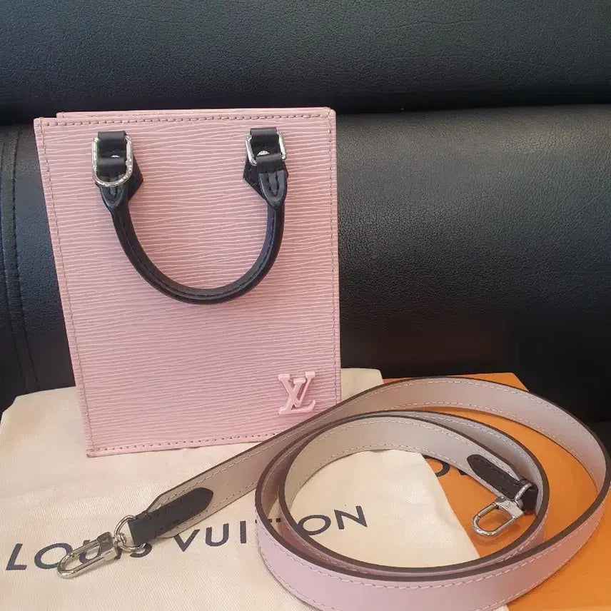 [BUNJANG] Louis Vuitton Epi Square Bag + Strap / 루이비통 에피 스퀘어 백 핑크 + 스트랩