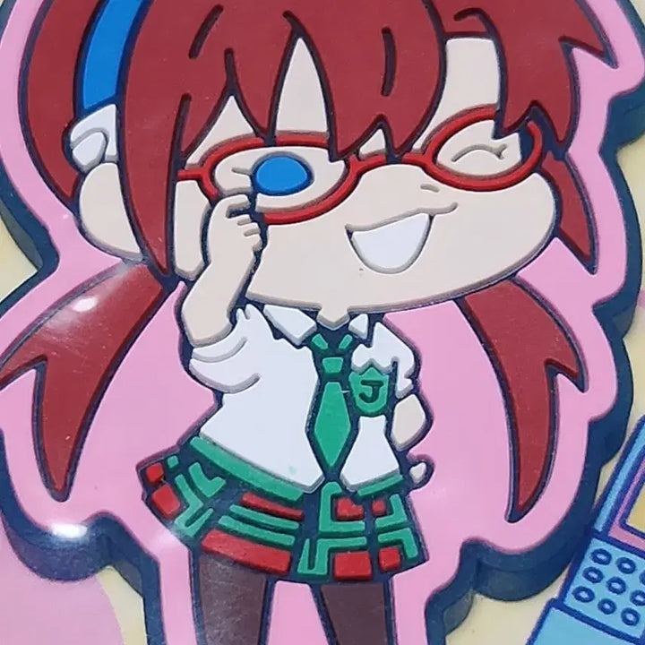 [BUNJANG] Evangelion Mari Rubber Strap Keyring / 레어)에반게리온 마리 에바파일럿 세리아 러버스트랩 고무키링 굿즈 신극장판
