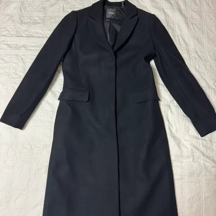 [BUNJANG] Theory Black Coat S / 띠어리 블랙 코트 S