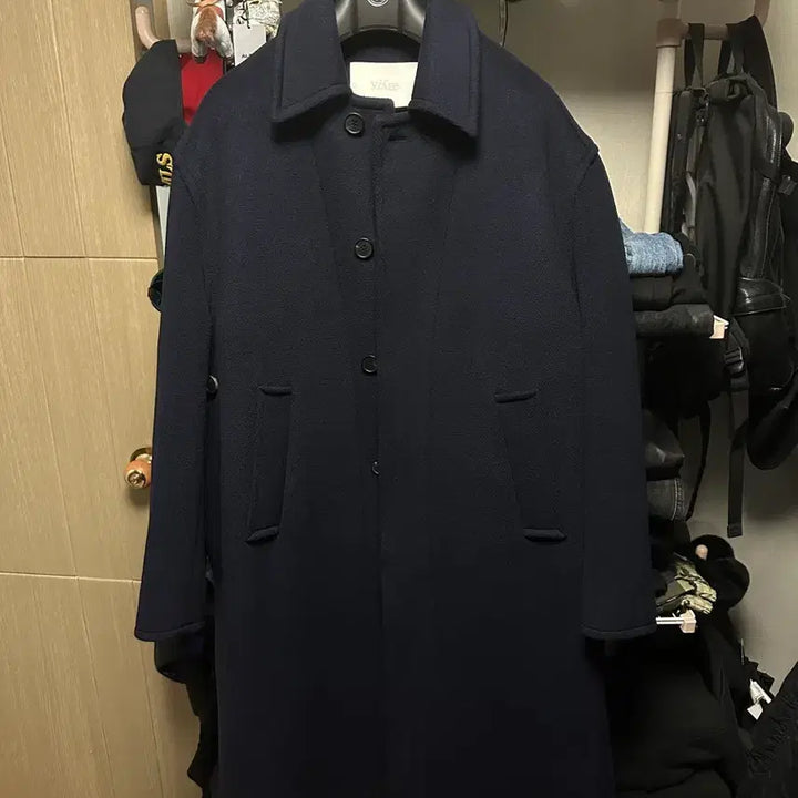 [BUNJANG] L Yiyae Mac Coat Navy / [L] yiyae 이예 맥코트 네이비