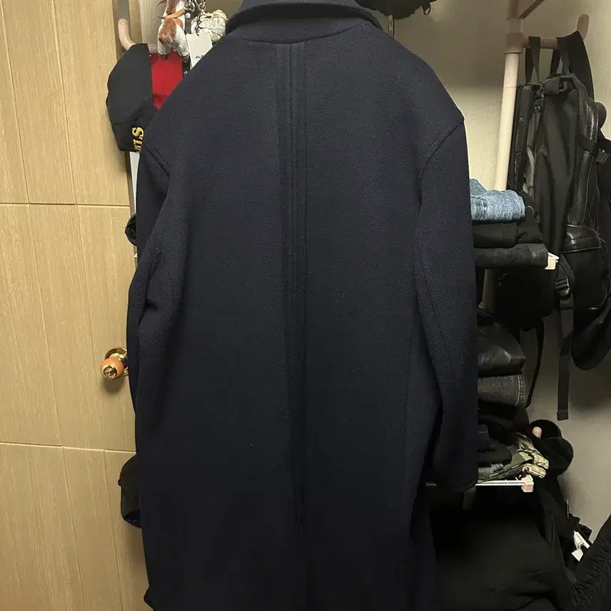 [BUNJANG] L Yiyae Mac Coat Navy / [L] yiyae 이예 맥코트 네이비