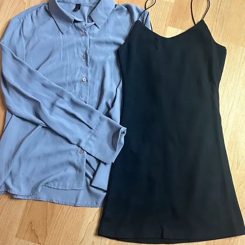 [BUNJANG] Ablie Zigzag Blufit Dress &amp; Shirt Set / 에이블리 지그재그 블러핏 원피스 셔츠 코디 세트 (개별 구매 가능)