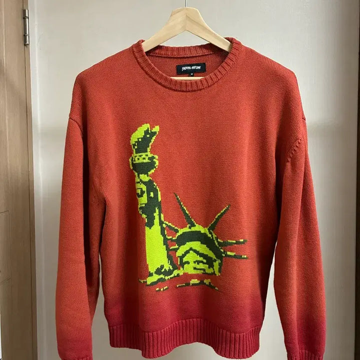 [BUNJANG] Fuckingawesome Liberty Sweater Rust / [M]퍼킹어썸 리버티 스웨터 러스트