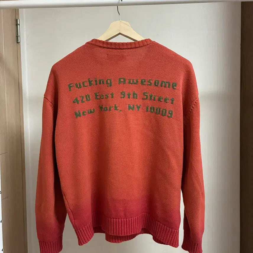 [BUNJANG] M Liberty Sweater Rust / [M]퍼킹어썸 리버티 스웨터 러스트