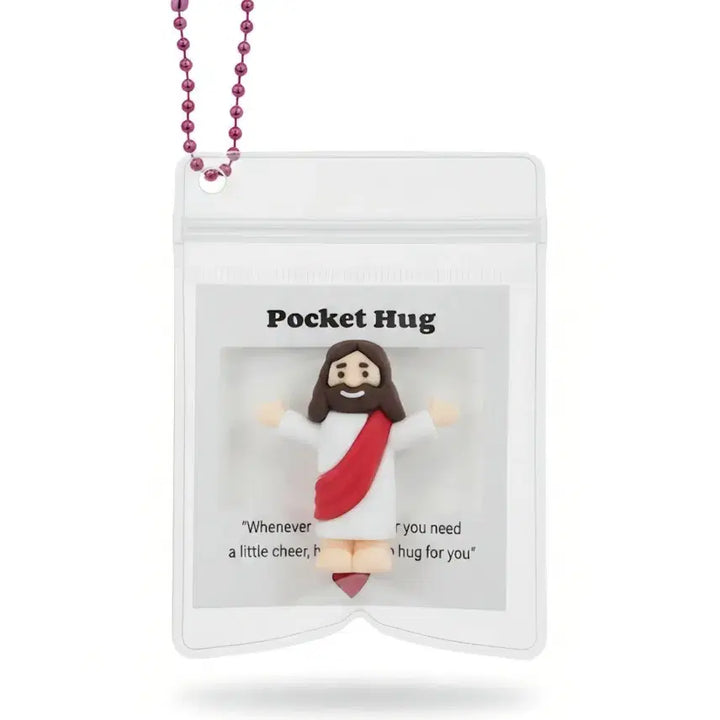 [BUNJANG] Jesus Hug Keychain / 예수님 허그 키링
