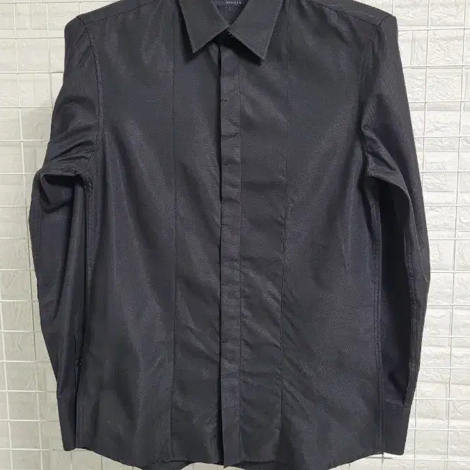 [BUNJANG] ZIOZIA Black Hidden Button Oxford Shirt / [M]ZIOZIA지오지아 블랙 히든버튼 옥스포드 셔츠남방 M
