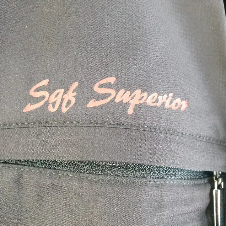 [BUNJANG] SGF Black Anorak Fleece Top / SGF 남95 블랙 아노락 기모 상의 L8854