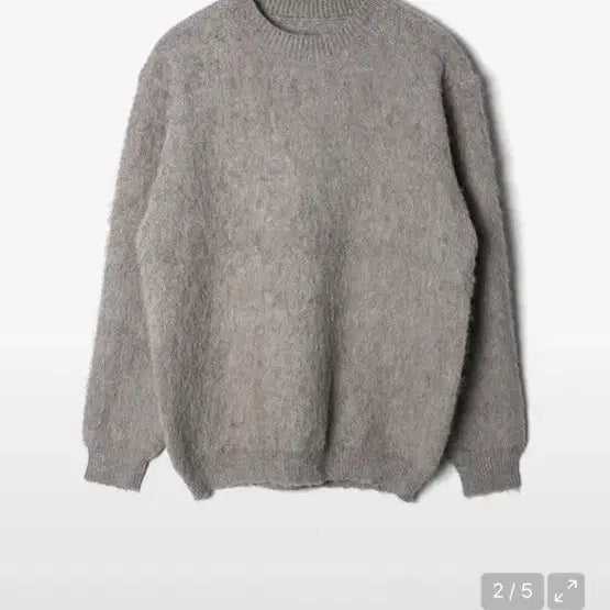 [BUNJANG] Analogue Code Mohair Round Knit Sweater / 어널로코드 모헤어 라운드니트 m
